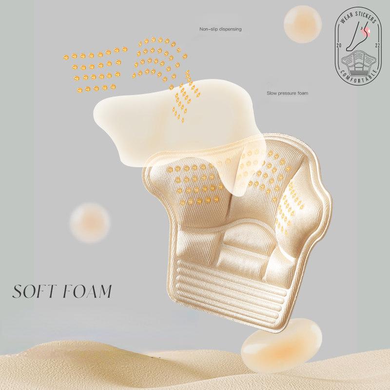 2 шт. стельки, накладки на пятки для спортивной обуви, регулируемый размер, противоизносные подушечки для ног, подушка-вставка, стелька, защита пятки, задняя наклейка