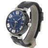 Louis Vuitton Часы Tambour GMT Q113K черный циферблат нержавеющая сталь/каучук механические автоматические мужские б/у