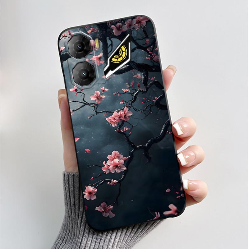 Чехол для печати для ZTE Nubia Neo 3 5G Fundas Capa Мягкий силиконовый черный корпус Чехол ZTE Nubia Neo 3 GT Милый цветочный мультяшный корпус