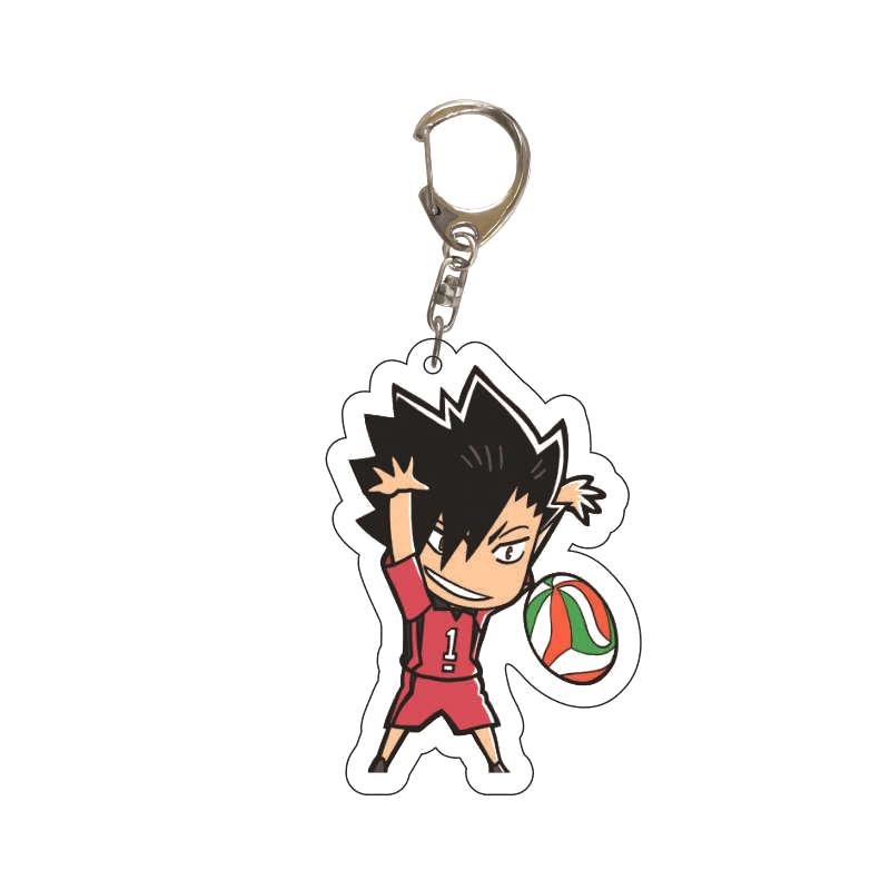 Мультфильм милый Haikyuu брелок акриловый кулон рюкзак подвесное украшение подарки
