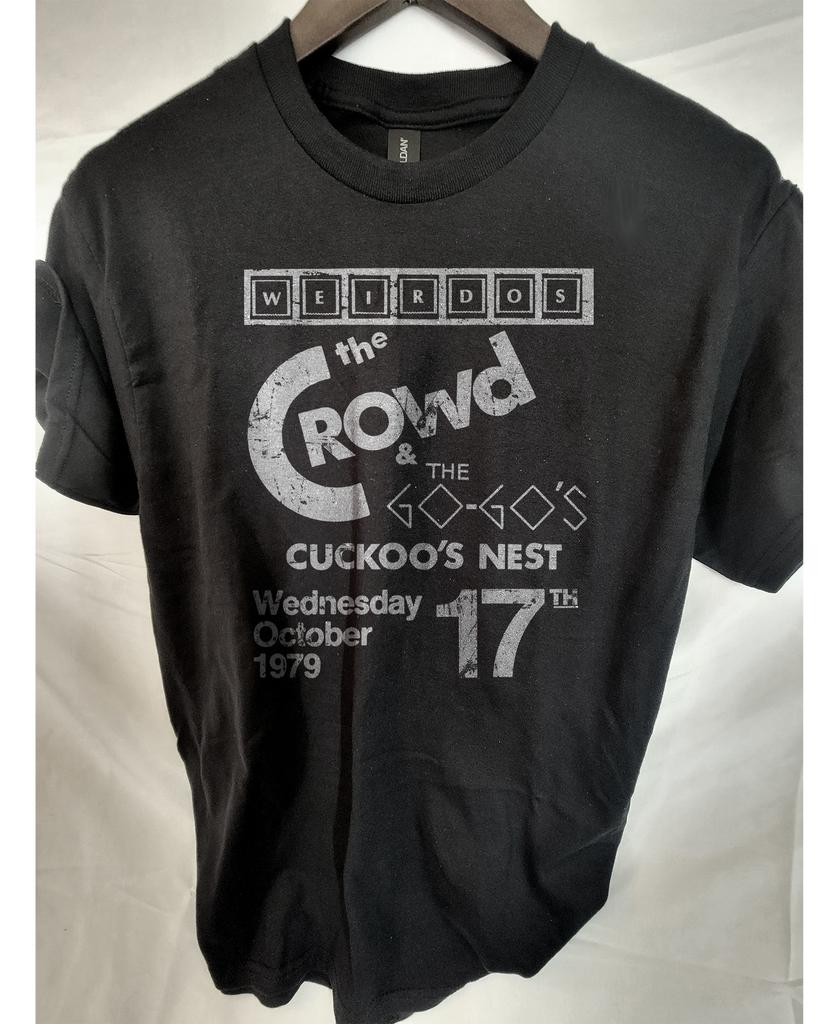 Costa Mesa punk club flyer t shirt Cuckoos Nest new wave punk hardcore