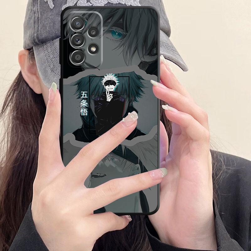 Чехол для телефона Jujutsu Kaisen Gojo Satoru Wolf для Samsung Galaxy A53 A32 A71 A31 A51 A23 A33 A52 A13 A21s A72 A22, силиконовый чехол