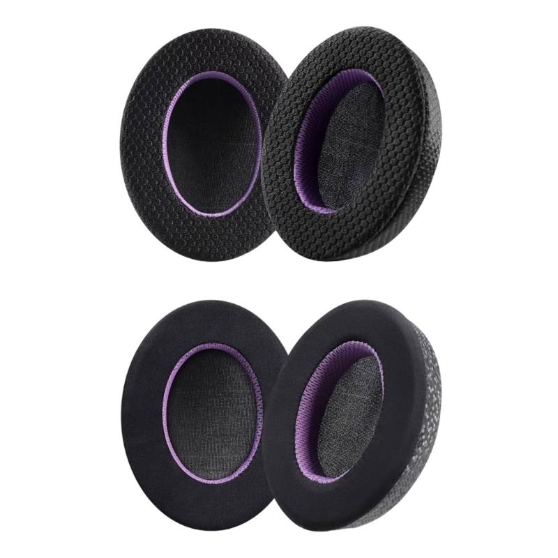 Replacement Ear Cushions for WHXB910N Bluetooth-compatible Headsets Earpads Features Fabric Noise Isolation Foam