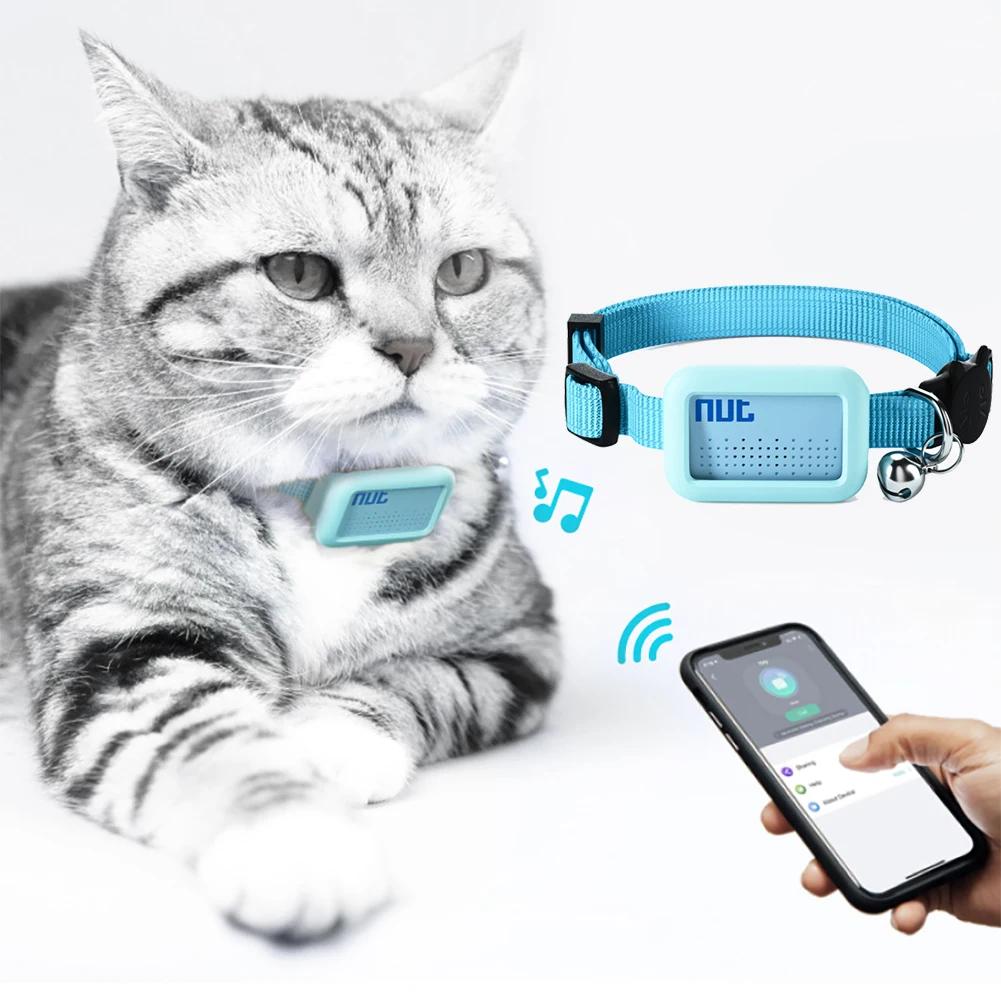 Водонепроницаемый Bluetooth-локатор для домашних животных, ошейник для собак и кошек, противопотерянный, умный трекер позиционирования, легкий локатор для отслеживания домашних животных