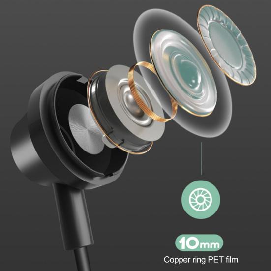 Bluetooth-совместимая магнитная беспроводная гарнитура-ожерелье handsfree для четких звонков, спортивная стерео-гарнитура