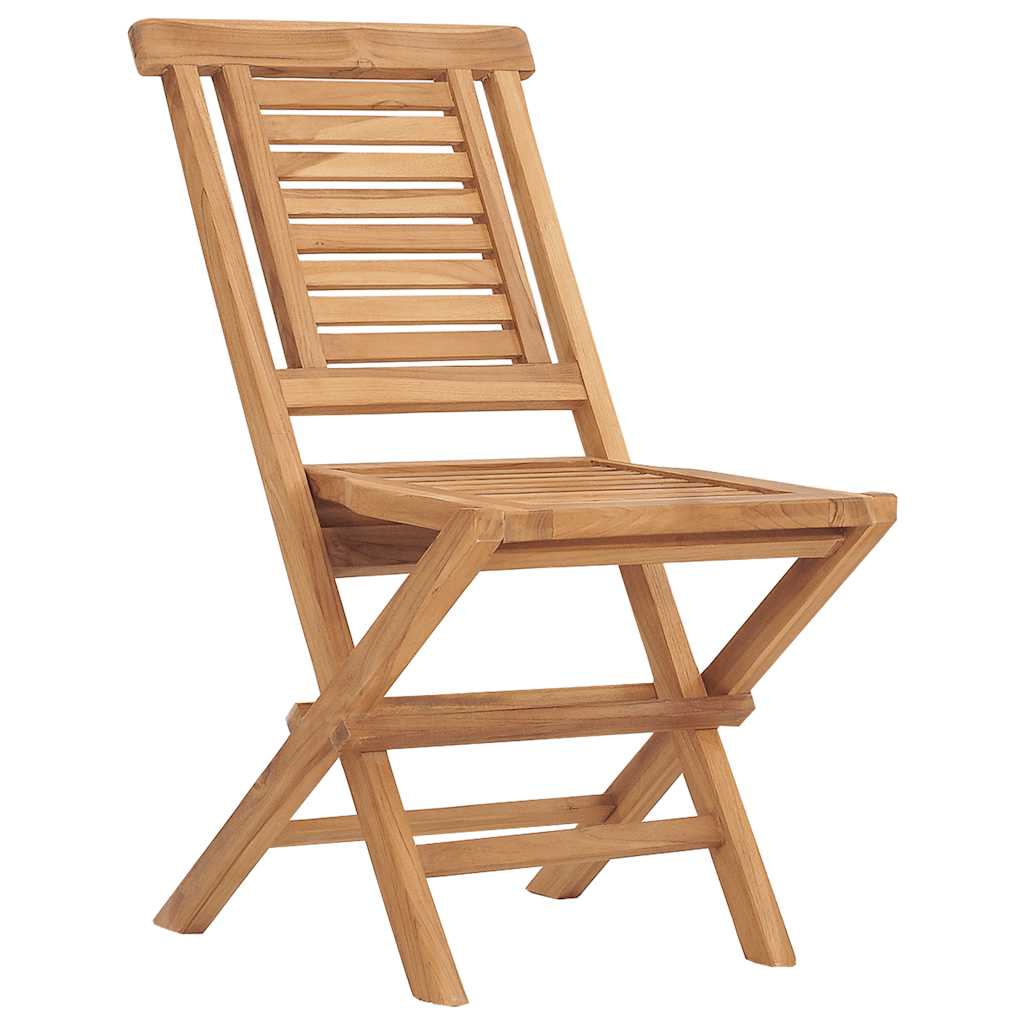 Garden Chairs 2 pcs. Foldable 47 x 63 x 90 cm Solid Teak Wood