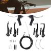 Bicycle Brake Bike Brakes Set Easy Installation Universal Lightweight Calipers Levers Wire for