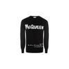 Alexander Mcqueen Вязаный джемпер с интарсией и логотипом в стиле граффити 626454Q1WZL1006