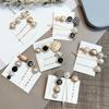 Fashion Button Grid Hair Pins For Women Fashion Hair Accessories Vintage Gold Color Hair Clips Crown Heart Pearl Barrettes