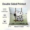 Anime Snoopy Personalized Pillow Dust Cover Bedroom Kids Party Decoration Pillowcase Birthday Children Gift