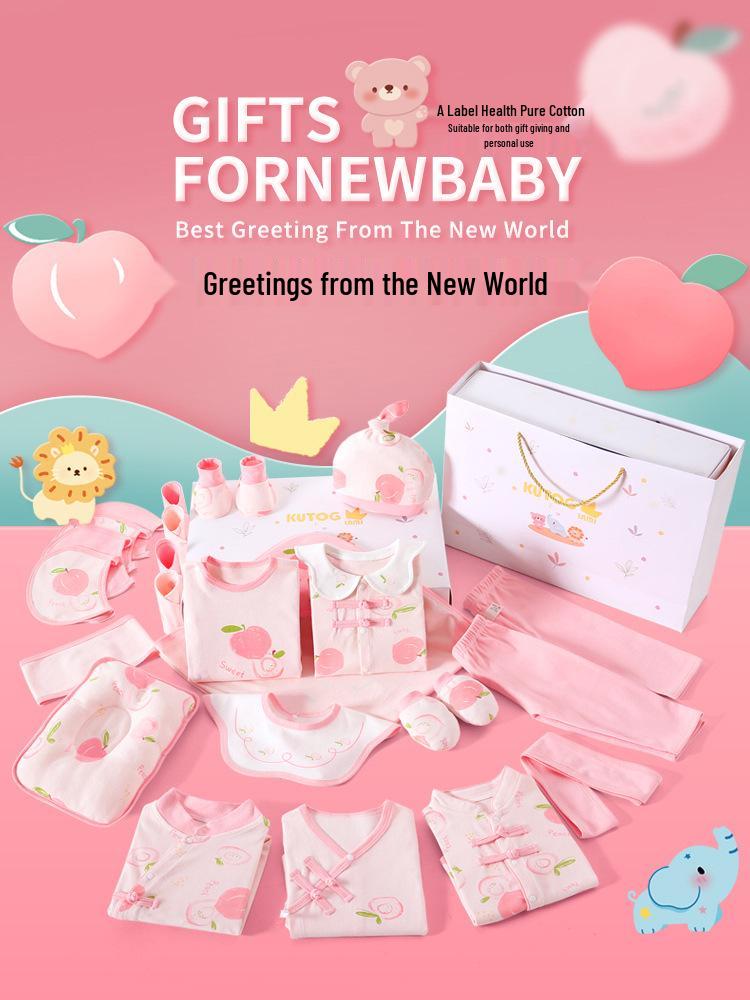 Комплект песочников из чистого хлопка для новорожденных – Подарочная коробка для малыша на осень/зиму, Идеально подходит для первенца и празднования важных моментов