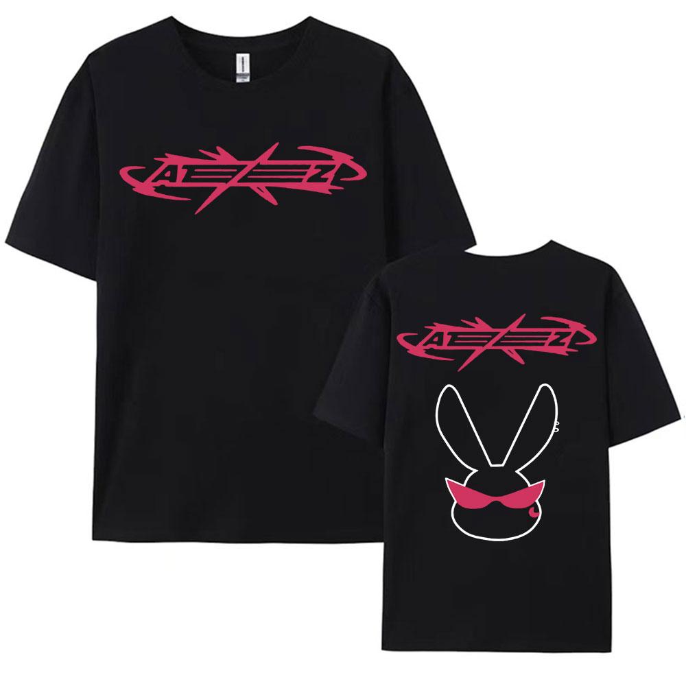 2025 Ateez World Tour Towards The Light Will To Power T Shirt Men Women Korean Fashion High Quality Casual 100 Cotton Tshirts