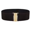 Fashion Lady Wide Belts Women Wide Elastic Belt Buckle Waist Dress Stretch
