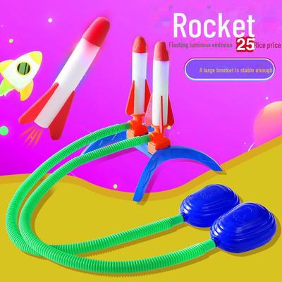 Светящаяся летающая ракета для ног для игр на открытом воздухе