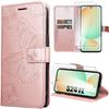 Case - Booling - for Samsung Galaxy S24 FE - Butterfly - Leather Effect - Pink