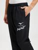 Mizuno Тренировочный утеплитель Breath Thermo и брюки N-XT размера S, влагоотводящие, ветрозащитные, водоотталкивающие, 32JF2740, черный,