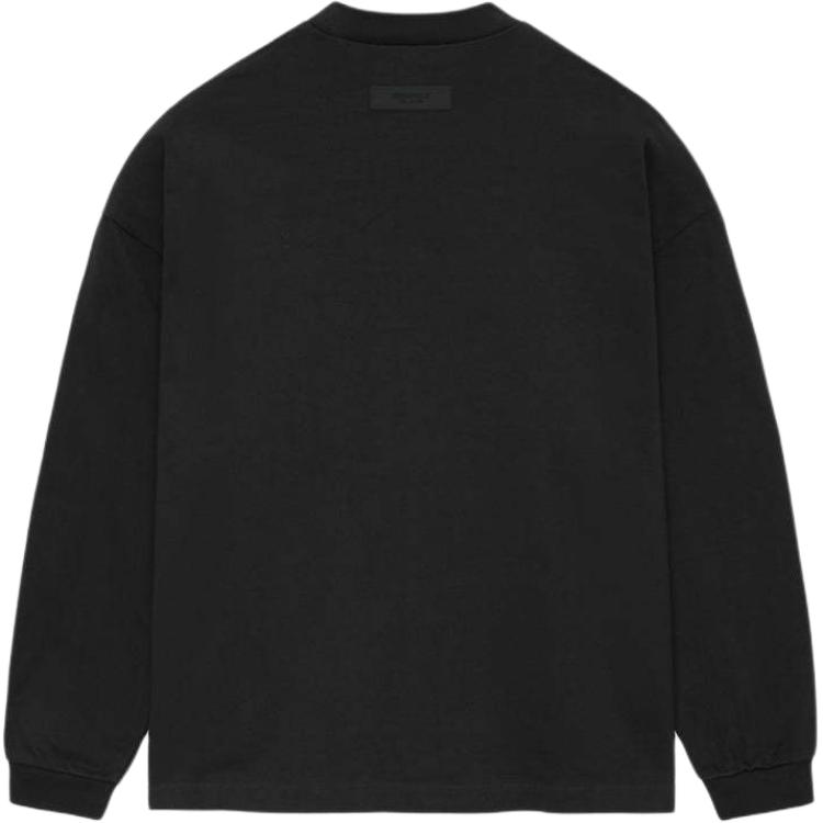 Fear of God Футболка Essentials Heavy с длинными рукавами, черные топы унисекс 125SU242010F