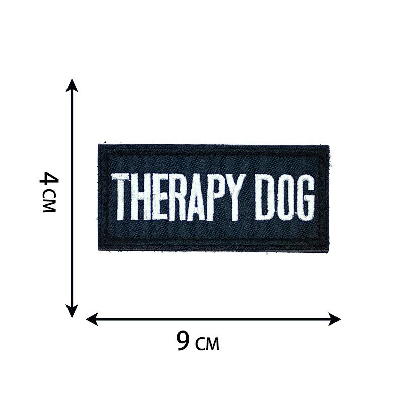 Long Embroidery Cloth Sticker Training Dog Slogan Embroidery Seal Service Dog Strap Outdoor Bag Cloth Sticker