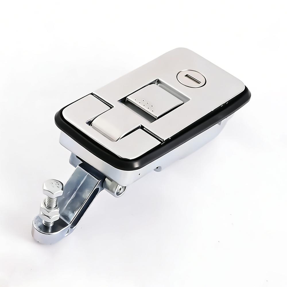 Zinc Alloy Durable Compression Panel Latch Adjustable Lever Push Button Lock Key Operated ISO9001 Certified RV Toolbox Lock