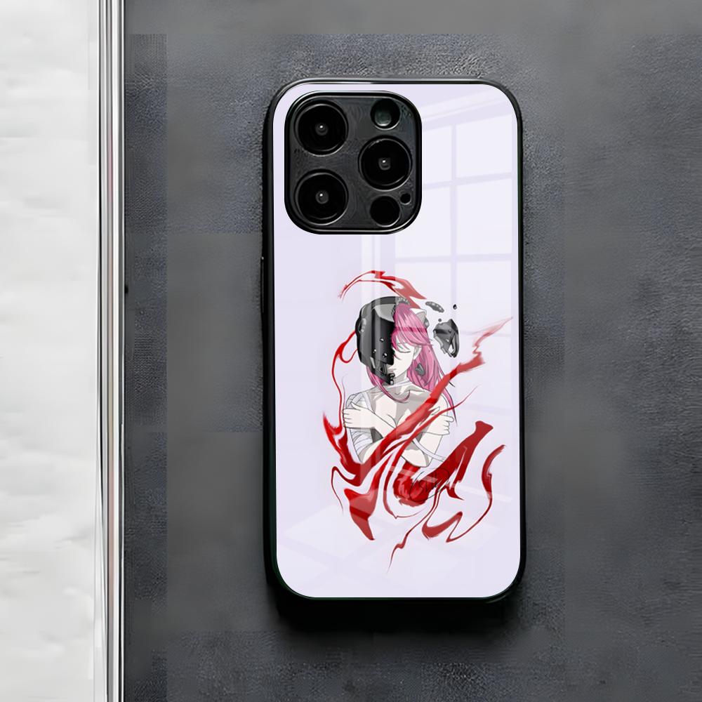 Elfen Lied Anime Phone Case For IPhone 17 Air 16 E Pro Max 15 14 13 Mini 12 Pro 11 Max Plus Black Glass Cover
