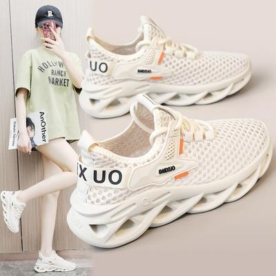 Новая сетчатая обувь женская 2024 лето спортивная женская обувь повседневные кроссовки женские на высокой подошве сетчатая дышащая для бега Zapatos De Mujer