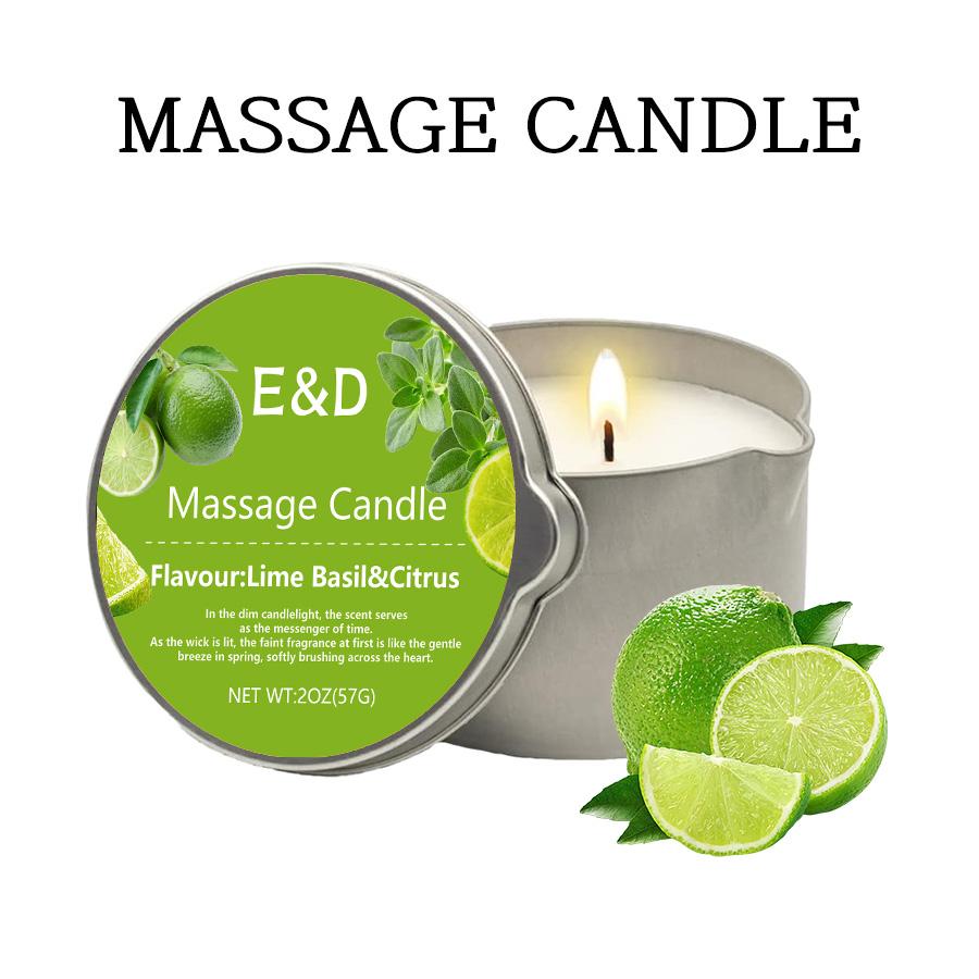 1pc Massage Oil Candle, Spa Essentials,Hydrating & Soothing, Relieving Dry Skin,Amazing Gift for Menor Women/2oz