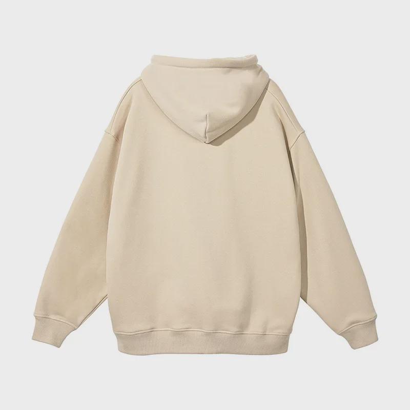 Унисекс высококачественная американская легкая осенняя толстовка с капюшоном: Утолщенная повседневная спортивная толстовка для студентов