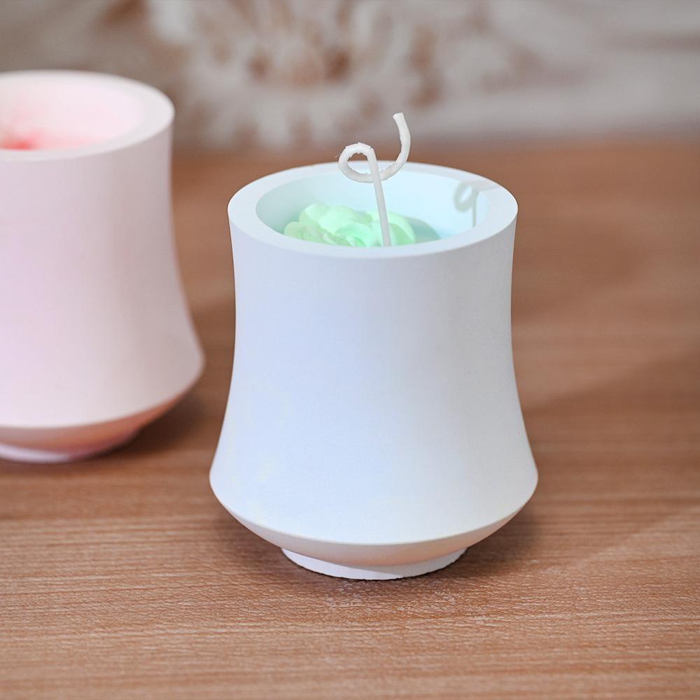 Бамбуковая ароматизированная свеча, силиконовая форма, самодельная эпоксидная смола, держатель для ручек, цементная гипсовая форма, украшения для дома