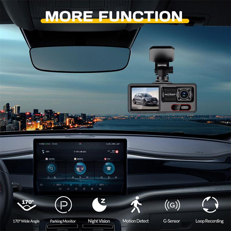 Скрытая видеорегистратор Wifi HD 1080P Ночное видение Автомобильный Телефонный интерфейс Мониторинг парковки Запись Видео высокого разрешения