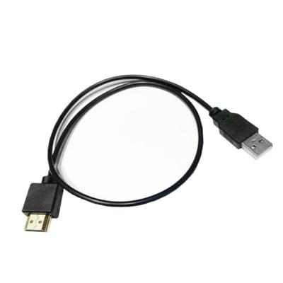 Кабель питания USB 2.0 папа-папа HDMI-совместимый длиной 0,5 метра для ноутбука и устройств отображения