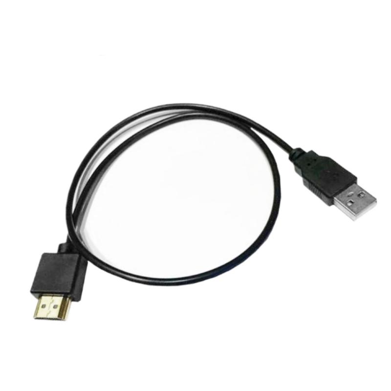 Портативный USB 2.0 на HDMI-совместимый кабель питания 0,5 м для легкой совместимости с устройствами