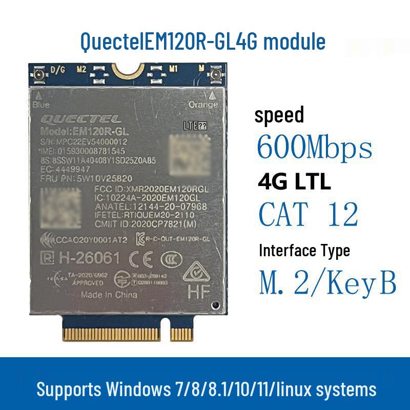 4G-модуль EM120R-GL для Lenovo X1, L14, L15, P14s, P15s, T14, T15, X13