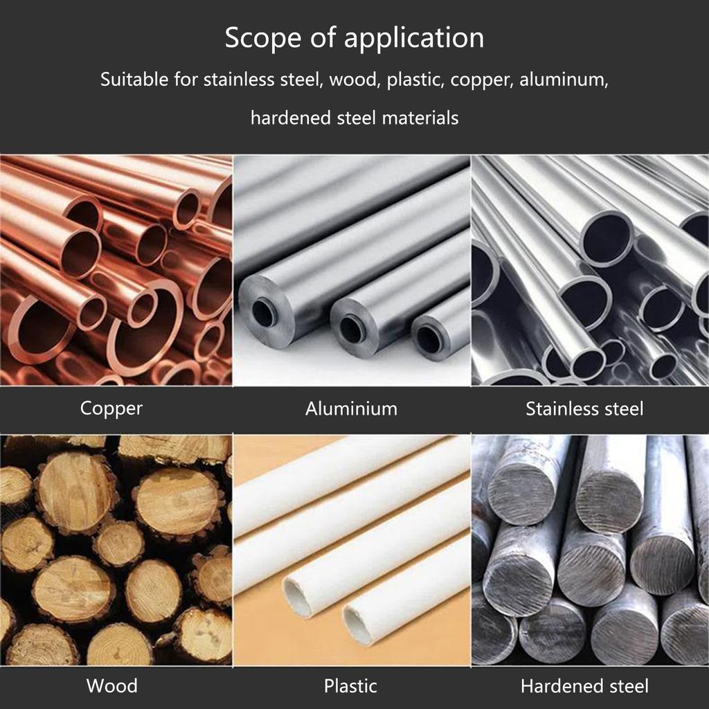 Набор инструментов для снятия заусенцев по металлу с шестигранной ручкой, сверла для снятия заусенцев, противоскользящий инструмент для снятия фасок, инструмент для снятия заусенцев по смоле