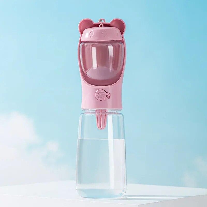 Портативная бутылка для воды для собак и кошек с контейнером для хранения еды и воды для щенков, миска для кормления домашних животных, поилка для домашних животных для путешествий на открытом воздухе