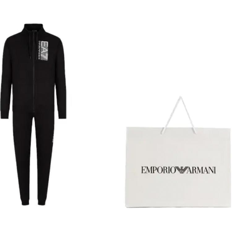 Emporio Armani EA7 Осень/Зима 22 Повседневная спортивная одежда Мужская Черная 6LPV57-PJ05Z-0200