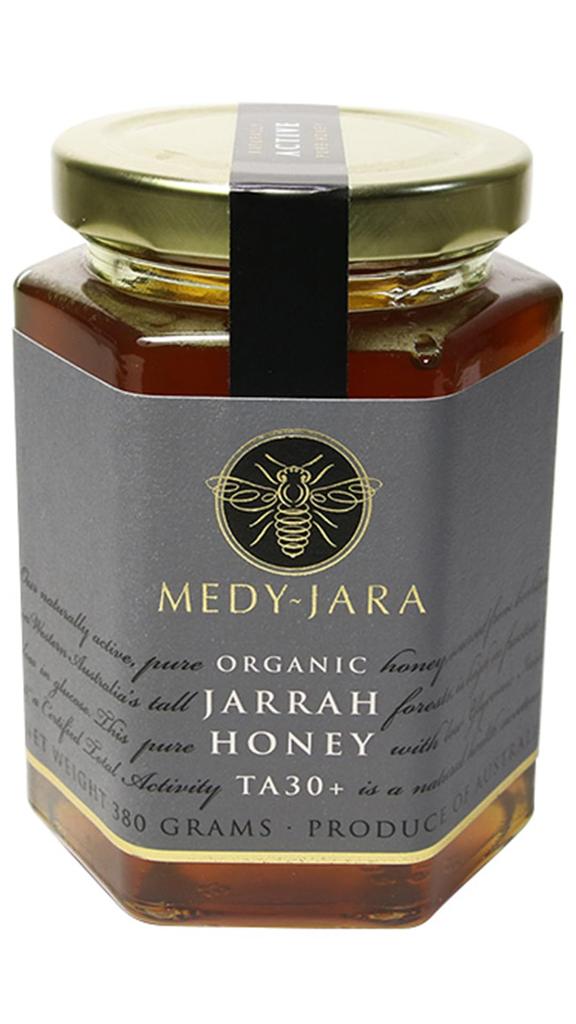 Jarrah Honey TA 380 г органического сырого меда. Такая же здоровая жизненная сила, как у Manuka Honey 30+