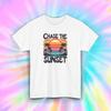 Chase the Sunset T-Shirt S-5XL Retro Palm Beach Sunset Inspirational Gift Tee