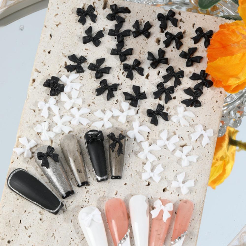 50 шт. 3D Нейл-арт Бант Бант Украшение для ногтей Аксессуар для ногтей Украшение для ногтей Маникюрный орнамент