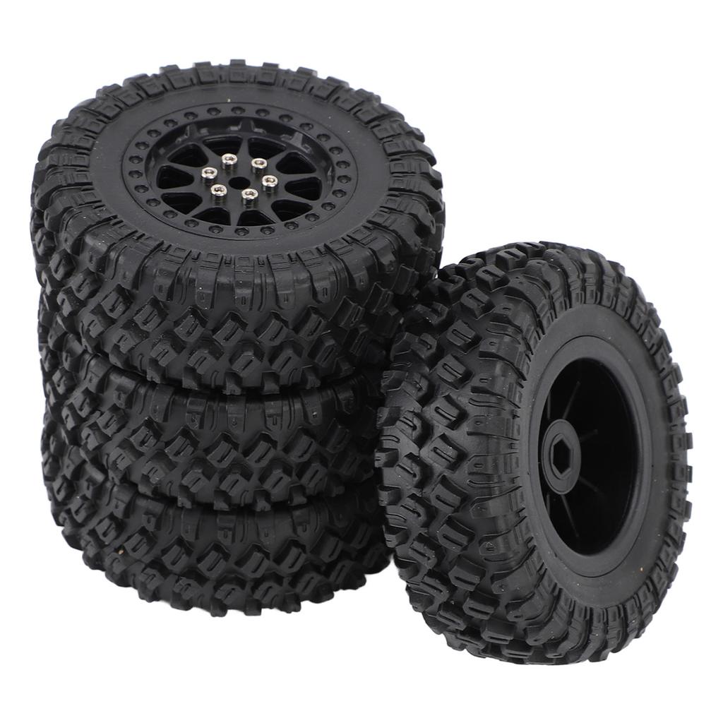 RC Car Tires Rubber Sturdy Remote Control Pickup Truck Wheel Tires Replacement for MN82