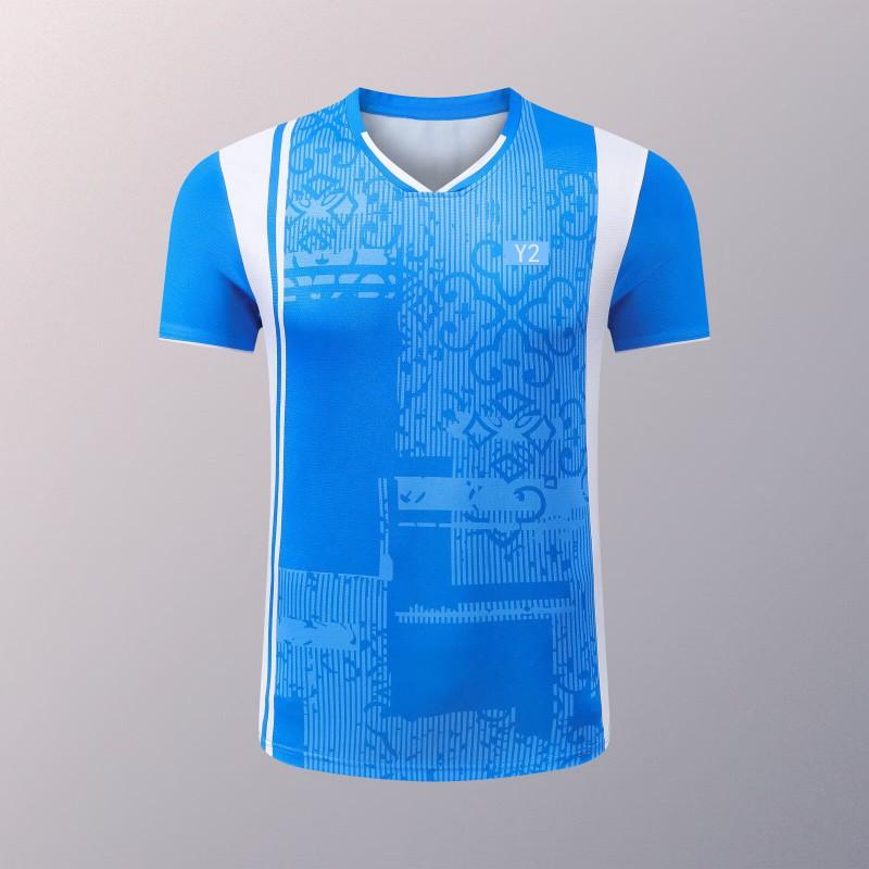 Breathable Quick-Dry Badminton Shirt Unisex Kids Adult Sport Tee Training Competition Uniform