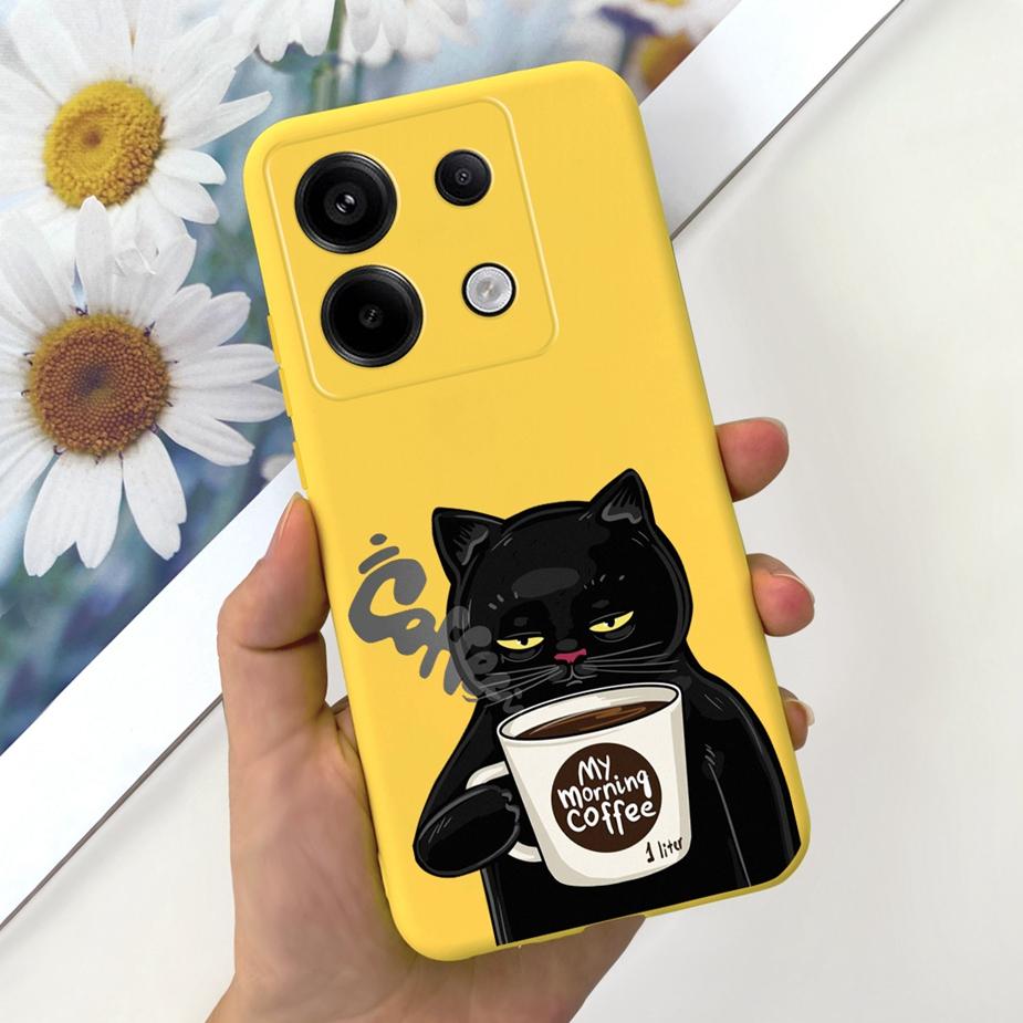 Чехол для Xiaomi Poco X6 Pro 5G Милый Модный Мультяшный Чехол Мягкий ТПУ Чехлы для Телефона Для Xiaomi Poco X6 PocoX6 Pro X6Pro Fundas Бампер