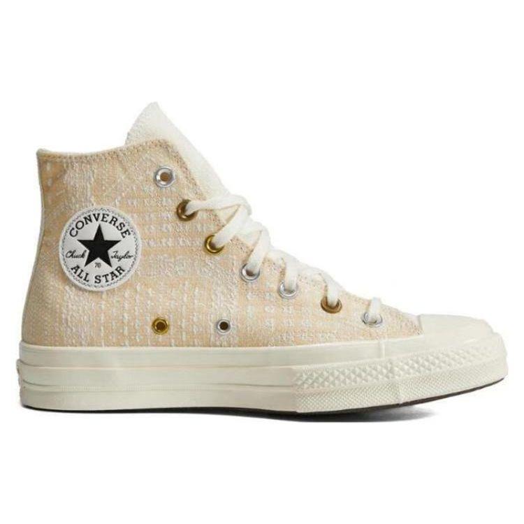 Converse Chuck Taylor All Star 70 Hi Bandana Vitality Зеленые кроссовки унисекс Egret Open-Sesame A04496C