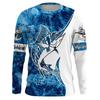 Fishing Pattern 3d Printed Summer Men's/Women's Crew Neck T-Shirt Casual Long Sleeve Oversized Fashion Quality Trend Pullover