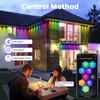 150FT LED Eave Lights Smart Permanent Outdoor Lights with App/Remote Control DIY Scene Waterproof for Christmas House Roof Decor
