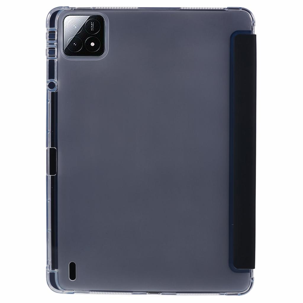 Для Xiaomi Pad 6S Pro 12.4 чехол тройной складной кожаный чехол для планшета с гнездом для ручки