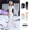 Womens Quarter Zip Thermal Underwear 2 Piece Set Long Sleeve Base Layers for Cold Weather Ski Wear Sets