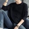 New Men's T-Shirts Long Sleeve Slim Men T-Shirt Young Man Pure Color Tops Tees Shirt O-Neck For Male Boys Tshirt