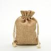 5Pcs Mini Rustic Burlap Bag Drawstring Wedding Party Favor Vintage Sack Pouch ARI