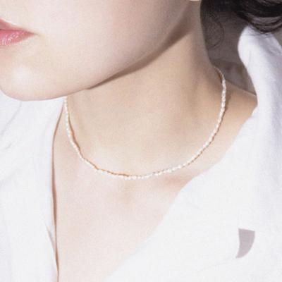 Kiee Oshimu (Серебро925) 509 Мини-ожерелье из жемчуга