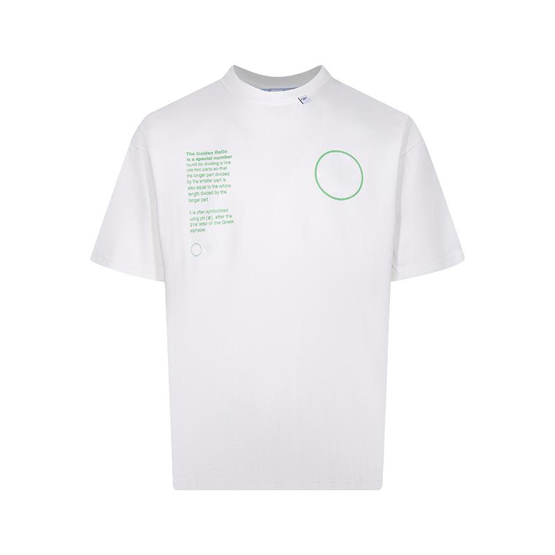 Summer Men's T Shirt Abloh Vintage Retro Oil Painting Printed T-shirt Loose Short Sleeved Shirt Men Women T Shirts